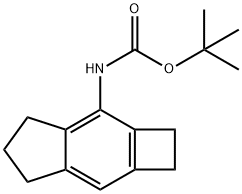 1,1-Dimethylethyl N-(2,4,5,6-tetrahydro-1H-cyclobut[f]inden-3-yl)carbamate 结构式