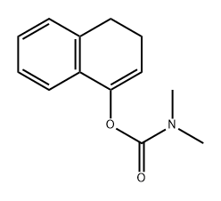 Carbamic acid, N,N-dimethyl-, 3,4-dihydro-1-naphthalenyl ester 结构式