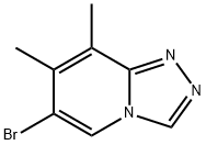 1,2,4-Triazolo[4,3-a]pyridine, 6-bromo-7,8-dimethyl- 结构式