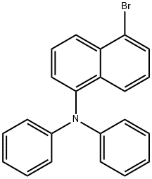 5-溴-N,N-二苯基萘-1-胺 结构式