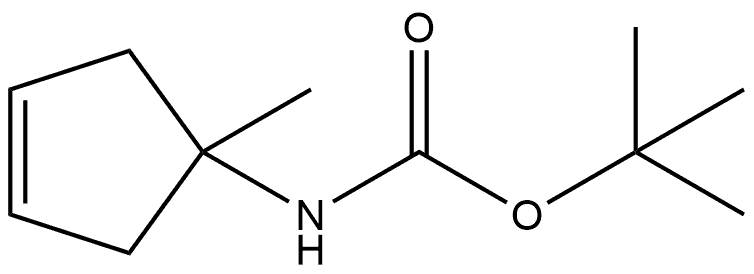 (1-Methyl-cyclopent-3-enyl)-carbamic acid tert-butyl ester 结构式