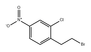 Benzene, 1-(2-bromoethyl)-2-chloro-4-nitro- 结构式