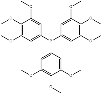 三(3,4,5-三甲氧基苯基)膦 结构式