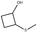 2-(methylsulfanyl)cyclobutan-1-ol, Mixture of diastereomers 结构式