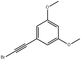 1-(bromoethynyl)-3,5-dimethoxybenzene 结构式