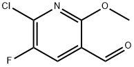 6-氯-5-氟-2-甲氧基烟醛 结构式