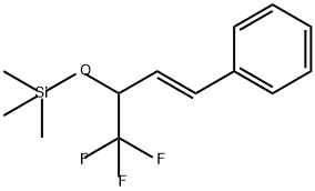 Benzene, [(1E)-4,4,4-trifluoro-3-[(trimethylsilyl)oxy]-1-buten-1-yl]- 结构式