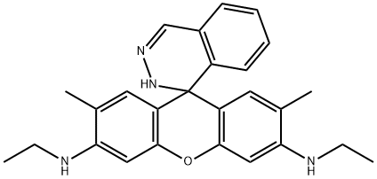 N3',N6'-diethyl-2',7'-dimethyl-2H-spiro[phthalazine-1,9'-xanthene]-3',6'-diamine 结构式