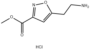 5-(2-氨基乙基)-3-异噁唑羧酸甲酯盐酸盐(1:1) 结构式