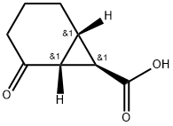 (1R,6S,7R)-2-氧代双环[4.1.0]庚烷-7-羧酸 结构式
