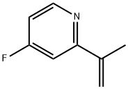 4-氟-2-(丙-1-烯-2-基)吡啶 结构式