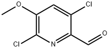 3,6-Dichloro-5-methoxypyridine-2-carbaldehyde 结构式