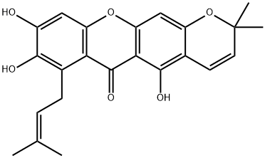 Demethylmangostanin 结构式