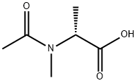 N-乙酰-N-甲基-D-丙氨酸 结构式