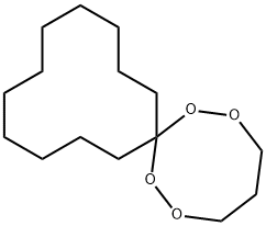 1,2,6,7-tetraoxaspiro(7.11)nonadecane 结构式