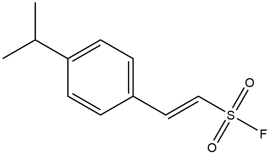 (1E)-2-[4-(1-Methylethyl)phenyl]ethenesulfonyl fluoride 结构式