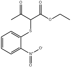 Butanoic acid, 2-[(2-nitrophenyl)thio]-3-oxo-, ethyl ester 结构式