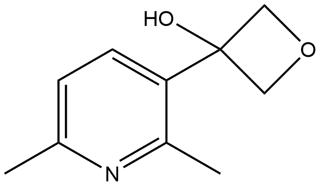 3-(2,6-Dimethyl-3-pyridinyl)-3-oxetanol 结构式