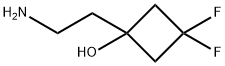 1-(2-氨乙基)-3,3-二氟环丁烷-1-醇 结构式