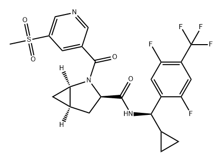化合物 NELUTROCTIV 结构式