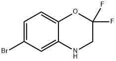 6-bromo-2,2-difluoro-3,4-dihydro-2H-1,4-benzoxazine 结构式