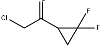 2-氯-1-(2,2-二氟环丙基)乙-1-酮 结构式