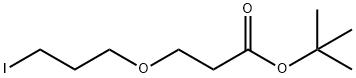 3-(3-碘丙氧基)丙酸叔丁酯 结构式