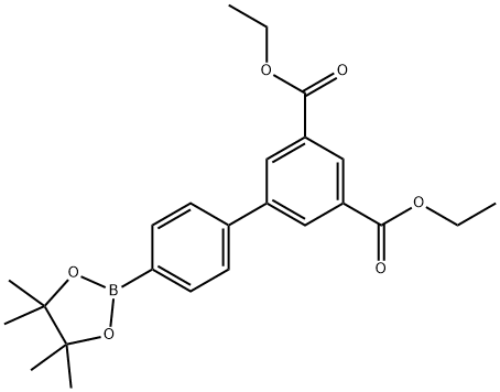 [1,1'-Biphenyl]-3,5-dicarboxylic acid, 4'-(4,4,5,5-tetramethyl-1,3,2-dioxaborolan-2-yl)-, 3,5-diethyl ester