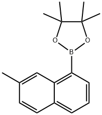 7-甲基萘-1-硼酸频哪醇酯 结构式