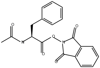 Phenylalanine, N-acetyl-, 1,3-dihydro-1,3-dioxo-2H-isoindol-2-yl ester 结构式