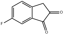 6-氟-1H-茚-1,2(3H)-二酮 结构式