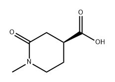 (S)-1-甲基-2-氧代哌啶-4-羧酸 结构式