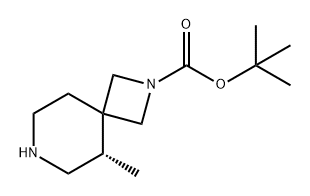2,7-Diazaspiro[3.5]nonane-2-carboxylic acid, 5-methyl-, 1,1-dimethylethyl ester, (5S)- 结构式