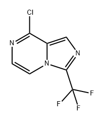 Imidazo[1,5-a]pyrazine, 8-chloro-3-(trifluoromethyl)- 结构式