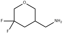 2H-Pyran-3-methanamine, 5,5-difluorotetrahydro- 结构式