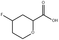 2H-Pyran-2-carboxylic acid, 4-fluorotetrahydro- 结构式