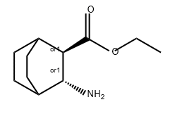 Bicyclo[2.2.2]octane-2-carboxylic acid, 3-amino-, ethyl ester, (2R,3R)-rel- 结构式
