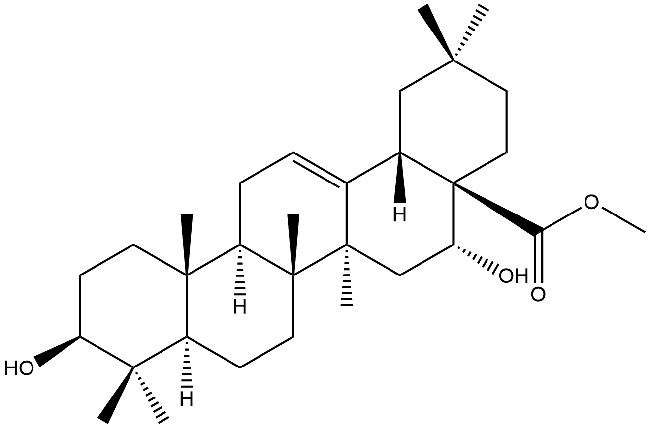 ECHINOCYSTIC ACID-3-GLUCOSIDE 结构式