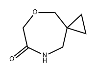 5-Oxa-8-azaspiro[2.6]nonan-7-one 结构式