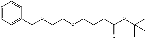 Butanoic acid, 4-[2-(phenylmethoxy)ethoxy]-, 1,1-dimethylethyl ester 结构式