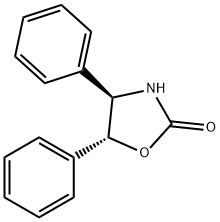 2-Oxazolidinone, 4,5-diphenyl-, (4R,5R)- 结构式