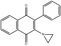 2-(Aziridin-1-yl)-3-phenylnaphthalene-1,4-dione 结构式