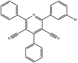 3,5-Pyridinedicarbonitrile, 2-(3-bromophenyl)-4,6-diphenyl-