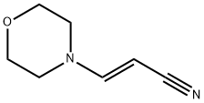 (E)-β-Morpholino acrylonitrile 结构式