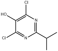 4,6-二氯-2-异丙基嘧啶-5-醇 结构式