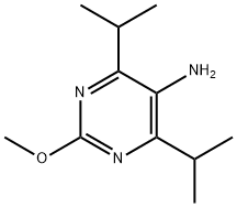 4,6-二异丙基-2-甲氧基嘧啶-5-胺 结构式