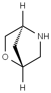 REL-(1R,4S)-2-氧杂-5-氮杂二环[2.2.1]庚烷 结构式