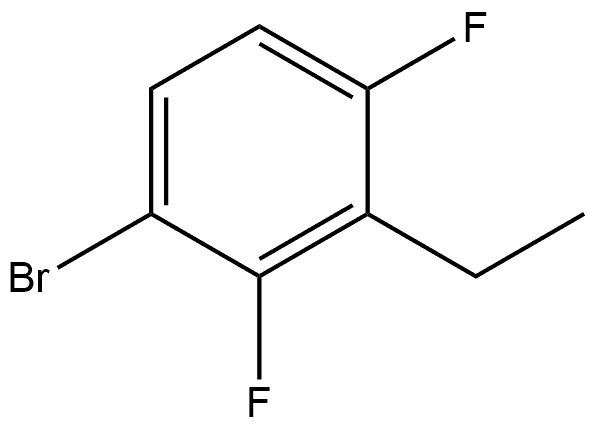 1-Bromo-3-ethyl-2,4-difluorobenzene 结构式