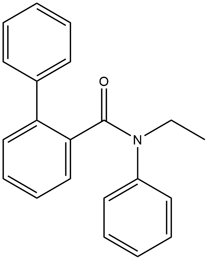 N-Ethyl-N-phenyl[1,1'-biphenyl]-2-carboxamide 结构式