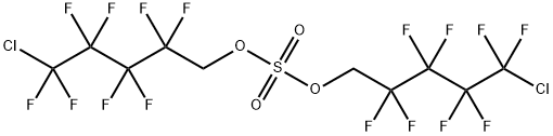 1-Pentanol, 5-chloro-2,2,3,3,4,4,5,5-octafluoro-, sulfate (2:1) (9CI) 结构式
